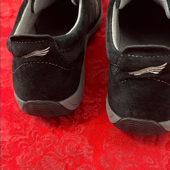 Dansko Helen Black Walking Sneakers EU 39 US 8.5-9 Suede Mesh Comfort Shoes - Picture 5 of 9